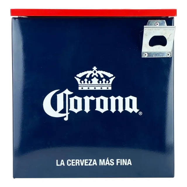 Hielera Métalica Corona Vintage 15 Litros Nevera Portatil
