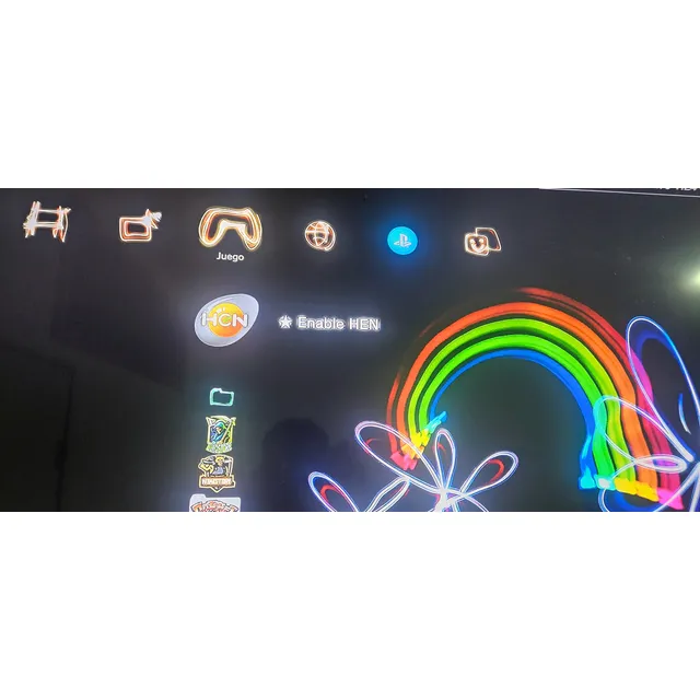 Playstation 3 Super Slim 500gb +33 Juegos Digitales Con Hen Negro