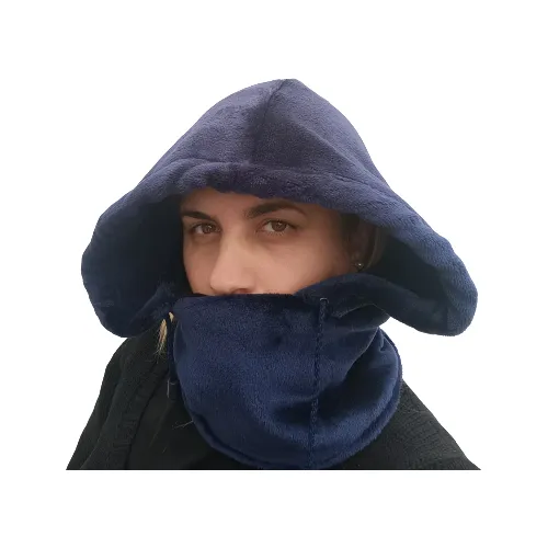 Cuello Capucha, Tela Peluche Terciopelo, Súper Comodo