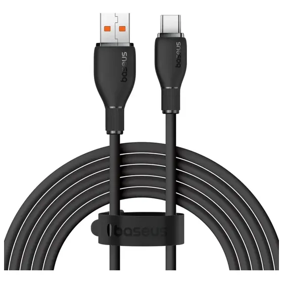Baseus Cable Usb A Tipo C 6a P10355703111-b2 Carga Super Rápida 2 Metros 100w Color Negro 100% De Bateria En 27 Minutos Conexión Estable Y Segura Cable Resistente A La Flexión | Cuotas sin interés
