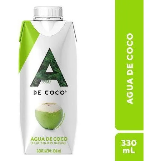 Agua De Coco A De Coco Minibrick 330 Ml