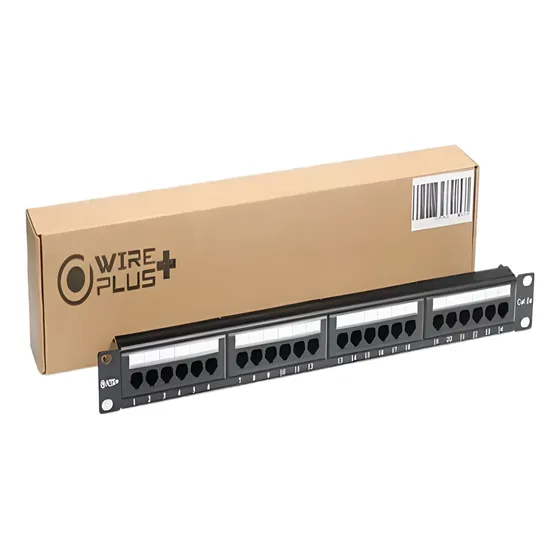 Patch Panel 24 Puertos Cat 5 Cat5 Cat5e Rackeable
