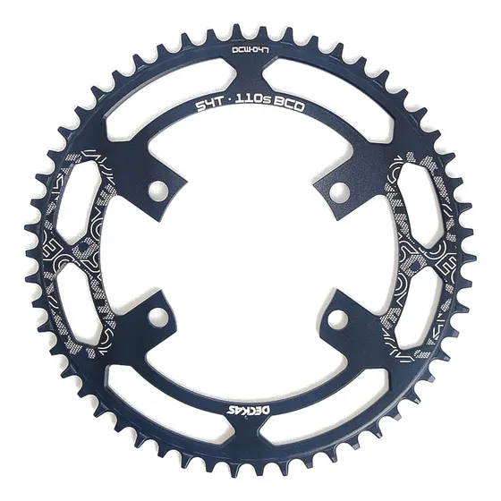 Monoplato Bicicleta Bcd 110 Asimetrico 54 Gravel Ruta Deckas