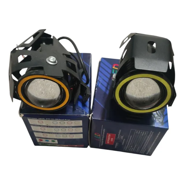 Faro Led Ojo De Angel Para Motocicleta