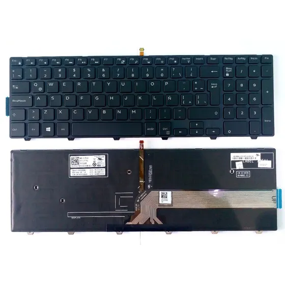 Teclado Para Laptop Dell 15 5000 5542 5543 Iluminado Nuevo