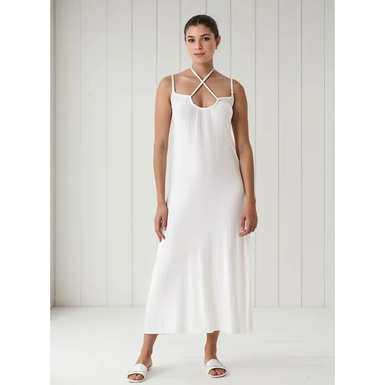 Vestido Maxi Morley Suelto Bretel Mochi Mujer