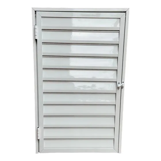 Portinhola Alçapão Ventilada L 60 X 120 A Alumínio Bco