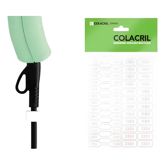 Etiqueta Multiuso 110v/220v C/74 Estiquetas Colacril