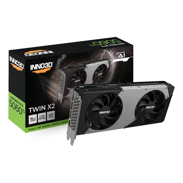 Gpu Inno3d Geforce Rtx 5060ti X2 16gb N506t2-16d7-191073n