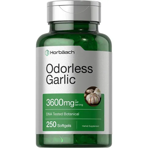 Ajo Garlic De Liberacion Rapida 3600mg  250 Capsulas Blandas Sabor Odorless Garlic