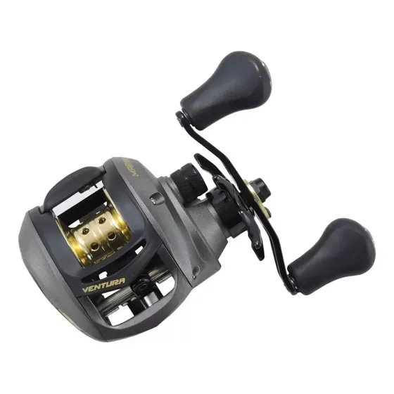 Reel rotativo Marine Sports Ventura VT10 izquierdo color gris