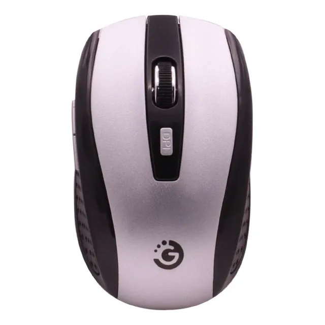 Mouse Oficina Inalambrico Goldtech A Pila Dpi 1200 Color Gris