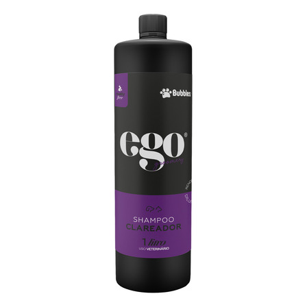 Ego Shampoo Clareador 1 Litro Para Pet Cães Gatos Bubbles Fragrância Extrato De Avelã Ego Shampoo Clareador 1 Litro Para Pet Cães Gatos Bubbles Fragrância Extrato De Avelã