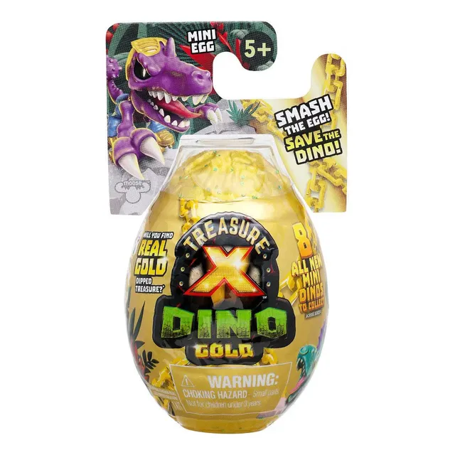 Juguete Treasure X Dino Gold Huevo Battle Dinosaurio