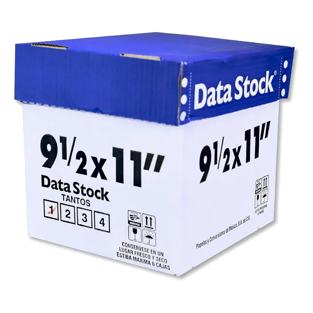 Papel Pcm Stock Ibm 9.5x11 1 Tanto Blanco Con 3000