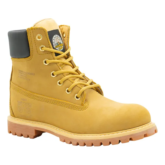 Botas Hombre Caribú 784 Piel Nobuck Montaña Trabajo O Casual