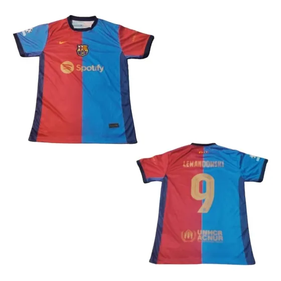 Camisa Nike Nueva Del Fc Barcelona Robert Lewandowski # 9.