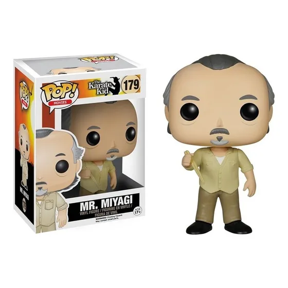 Funko Pop Movies Karate Kid Cobra Kai Mr. Miyagi 179 Vaulted