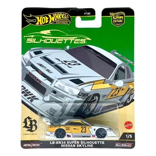 Hot Wheels Car Culture Nissan Skyline R34 Liberty Silhouette