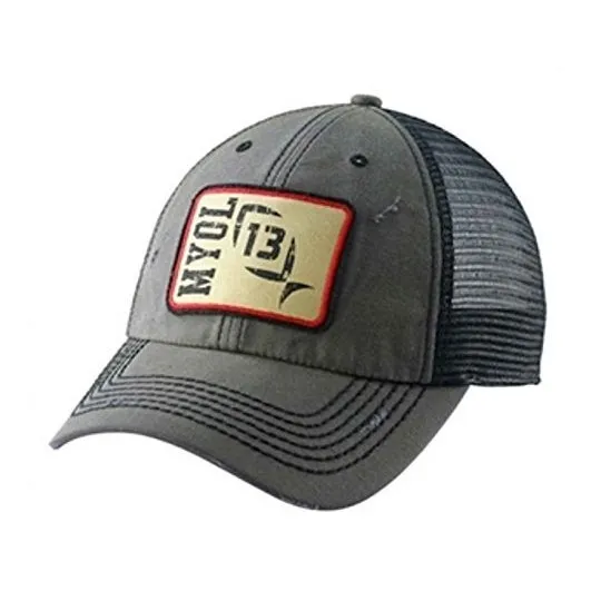 13  Guy Buffalo Logotipo Rojo Patch Snapback Gorra Pesca