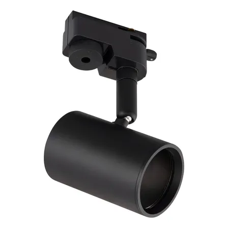 Foco Para Riel Monofásico Porta Gu10 Negro / Hb Led