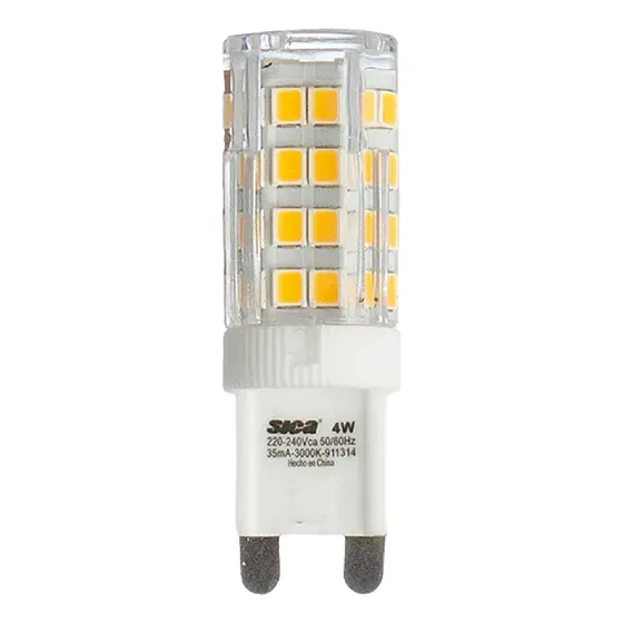 Lámpara Led Sica G9 Bi-pin 4w 220v Luz Cálida / Fría
