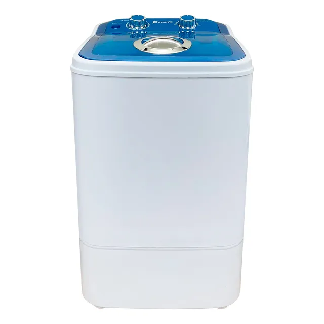 Lavadora Semiautomática 4.6kg Blanca C/tapa Azul Powerfik