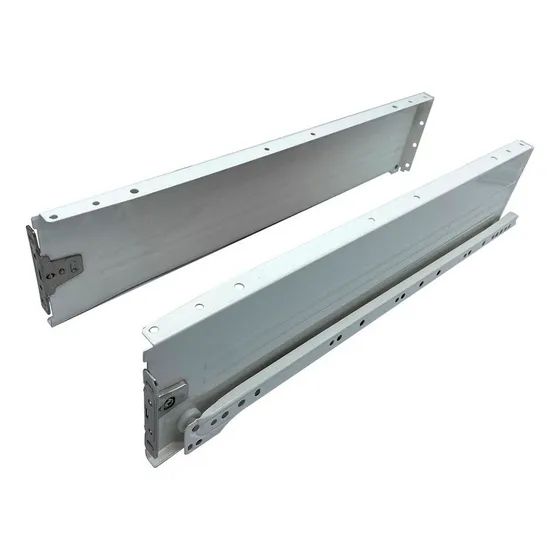 1 Par Corredera Lateral Cajón Sbp | 2mm | 450x86mm | Ducasse