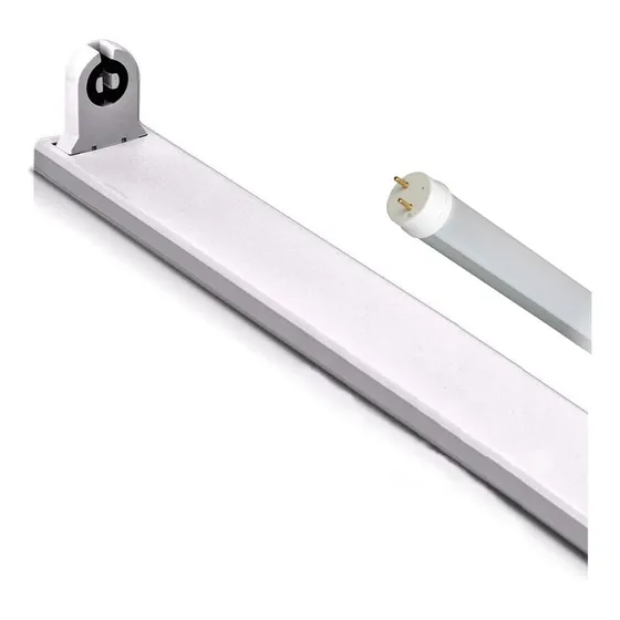 Tubo Led T8 18w 220v + Liston 120 Cm + Zocalo G13 + Cables Color Blanco Color De La Luz Blanco Frío