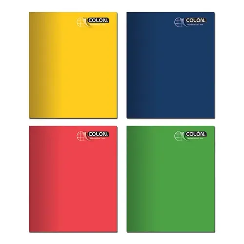 Cuaderno College Colon Matemáticas Liso 100 Hojas Colores Color