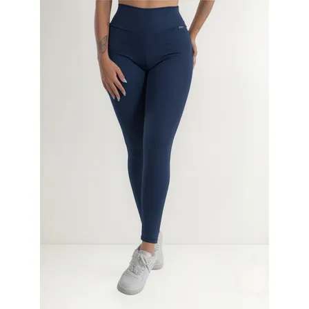 Calça Legging Gkd Leg Grossa Cintura Alta Zero Transparência