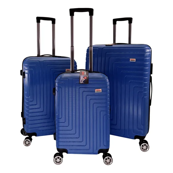 Set 3 Valijas Abs Rígidas Swiss Armor 4 Ruedas Y Cerradura