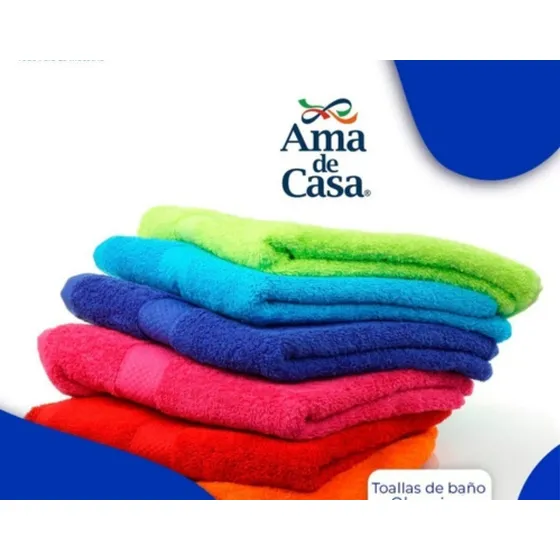 Toallas Ama De Casa Jumbo Linea Tres90 Medidas 1.70 Mts