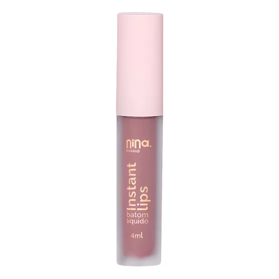 Batom Líquido Instant Lips - Nina Make Up