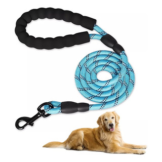 Correa Para Perro Reflejante Resistente Mediano Grande 1.2m Correa Para Perro Reflejante Resistente Mediano Grande 1.2m