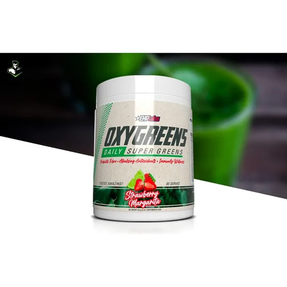 Ehp Labs Oxygreens Daily Greens Forest Berries 30servs Sabor Strawberry Margarita