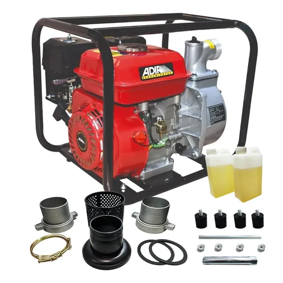 Motobomba De Agua 2 X 2 Adir 125 Motor Gasolina 6.5 Hp