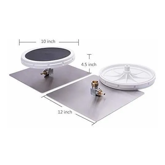 Aireador Hqua Para Lago Hasta 2 Acre Incluye 1 Hp Compresor