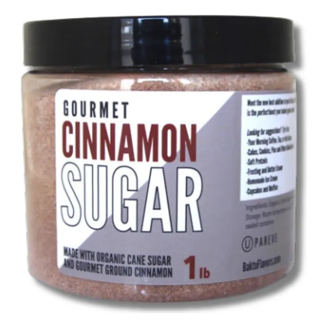 Bakto Sabores Gourmet: Azúcar Canela - 1 Lb Frasco