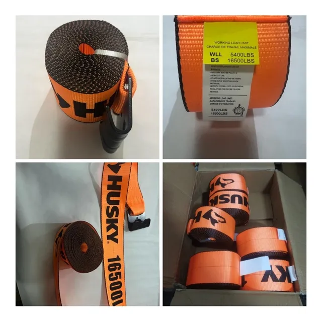 Eslingas Cinchas Fajas De Amarre 4 X9.3 Mts 5600 Lbs