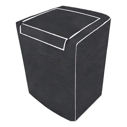 Capa Maquina De Lavar Eletrolux Brastemp 12kg 13kg 15kg 16kg Cor Preto com Ziper G Sao Miguel