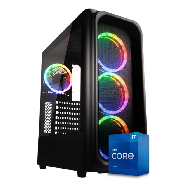 Pc Computadora Gamer Core I7-12700f 32gb Ram Video Rx580 8gb