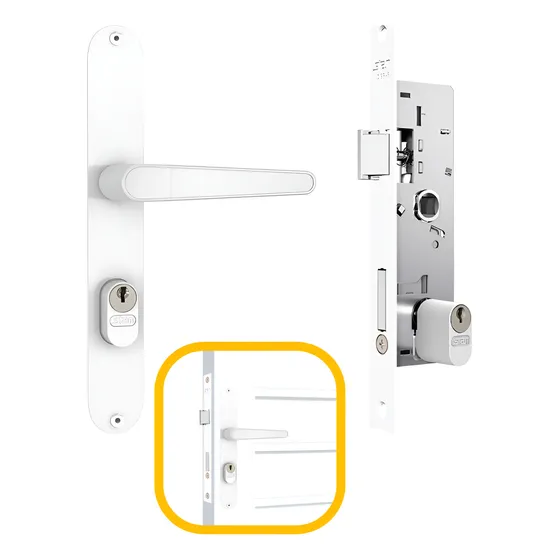 Fechadura Porta/portao Interna/externa Aluminio Stam 603/33