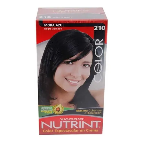 Tinte Xiomara Nutrint Tinte colorante en crema tono 210 mora azul negro azulado