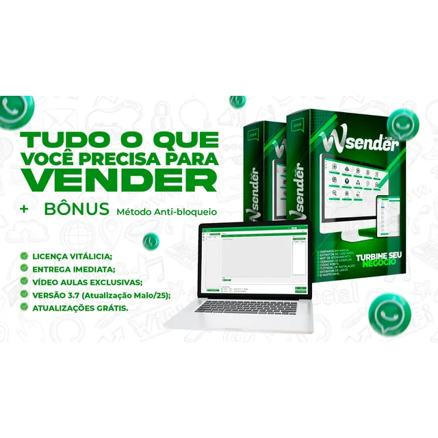 Wasender Multidisparos + Código Fonte + Aulas Vitalicio
