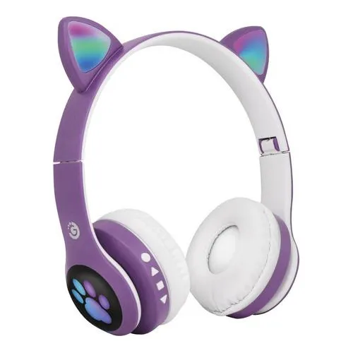 Auriculares Bluetooth Infantiles Gato Goldtech Catbass