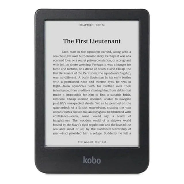E-reader Kobo N365-tp-bk-s-ep Negro