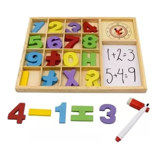 Box Didáctico Distintas Operaciones Matemáticas Madera 06033