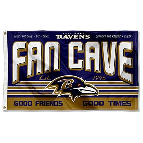 Banderín De Man Cave De Baltimore Ravens
