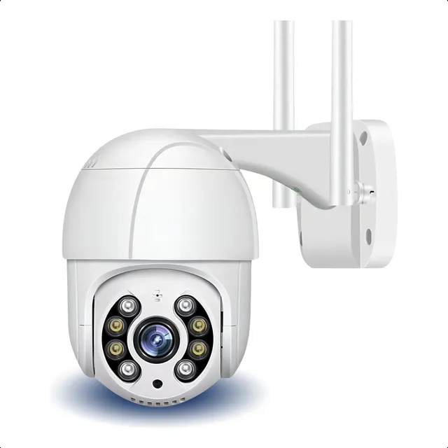 Camera De Segurança A8 Wifi Yoosee Prova Dagua Infravermelho Cor Branco